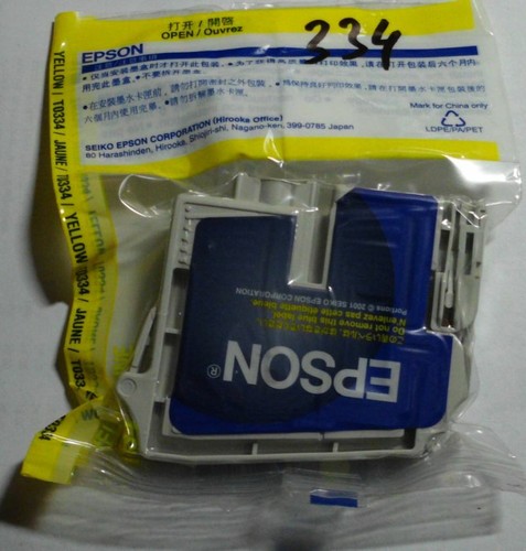 Epson t0334 tinte yellow - , gelb